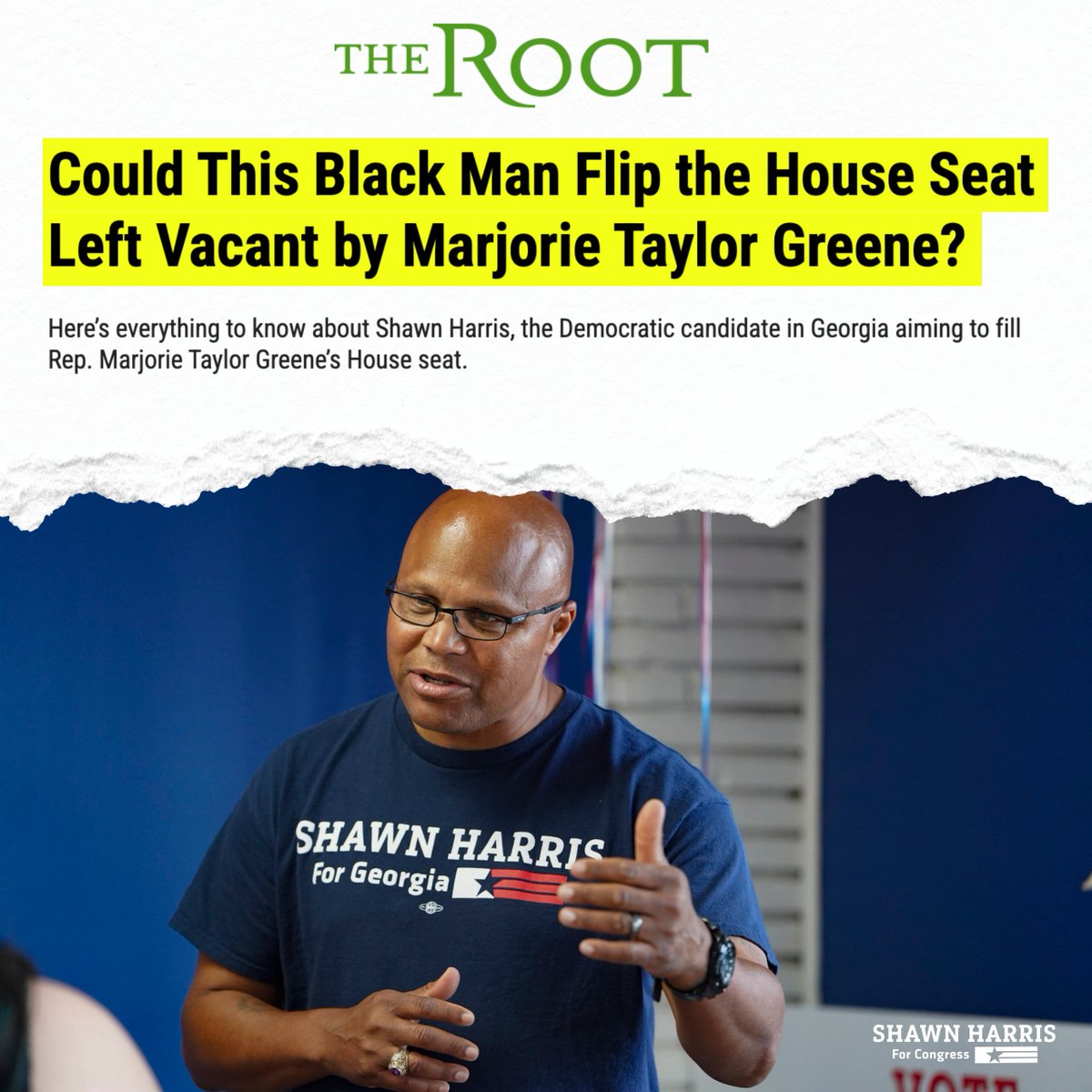 Shawn Harris for Congress tweet media