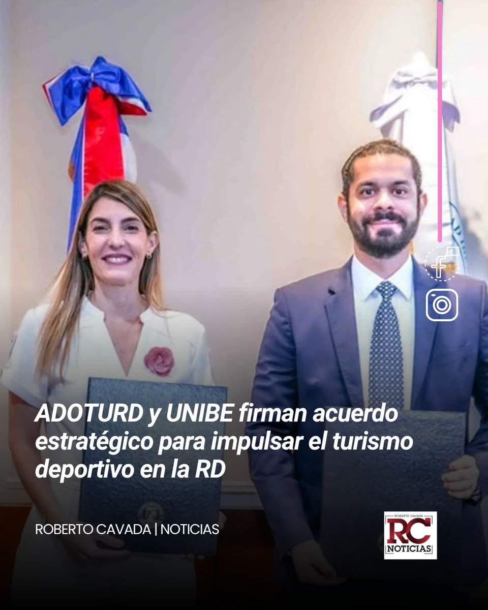 rcavada's tweet image. ADOTURD y UNIBE firman acuerdo estratégico para impulsar el turismo deportivo en la RD

robertocavada.com/adoturd-y-unib…

#RobertoCavada #RCNoticias #ADOTURD #UNIBE #TurismoDeportivo