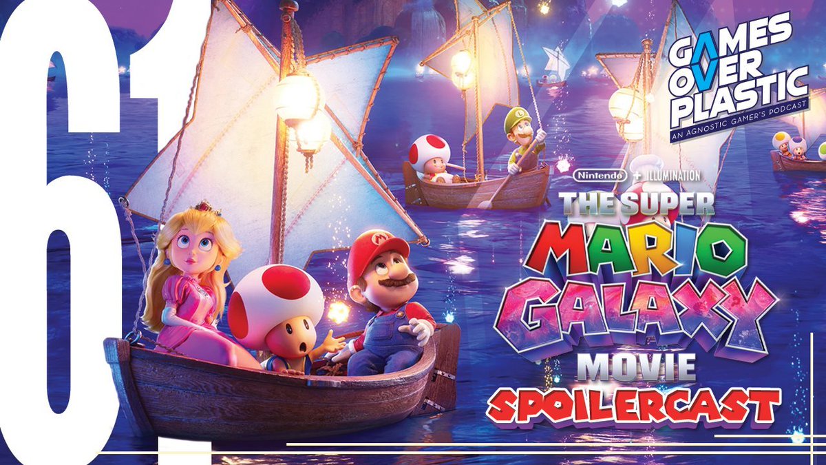 GameOverPlastic's tweet photo. Wahoo! Join us this week as we break down the Super Mario Galaxy Movie. Did we like it? Did we hate it? Will my dad ever come back home with those cigarettes?

Available wherever podcasts are found!

https://t.co/YfX6OMiGJi https://t.co/yGe6wmG0Jp