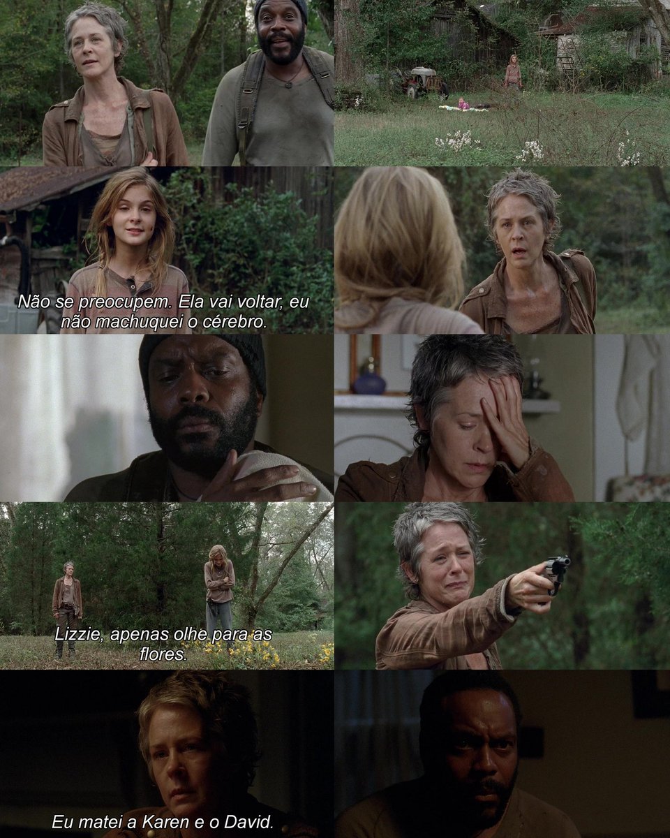 Sem dúvida, The Grove está no top 5 dos melhores episódios da história de The Walking Dead. Essa sequência de acontecimentos é insuperável, entregando um plot twist atrás do outro. Melissa McBride, Chad Coleman, Brighton Sharbino e Kyla Kenedy fizeram história.
