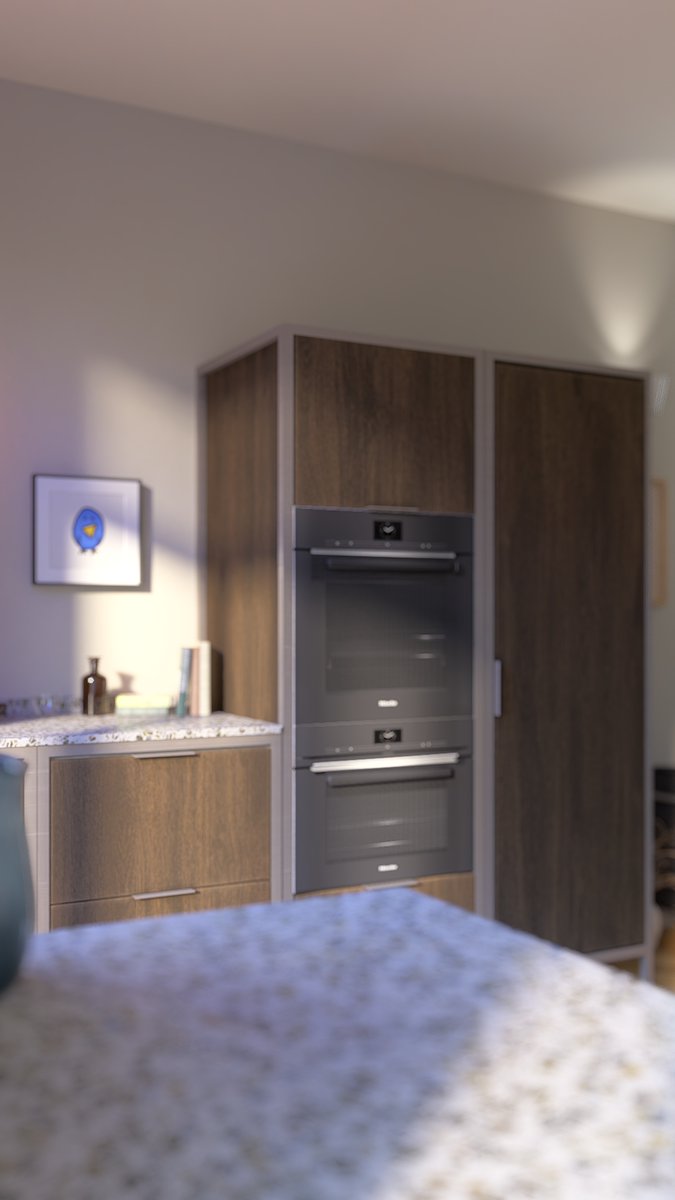 reframekitchens's tweet image. Wood × metal — chef’s kiss

The natural grain of dark wood contrasts beautifully with the crisp, ridged edges of aluminium, creating a striking and refined kitchen finish.

#reframe #kitchen #kitchendesign