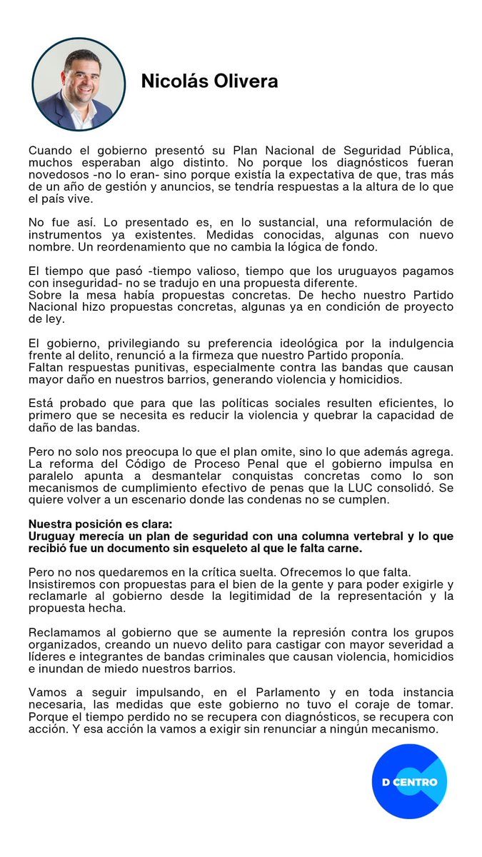 Nicolás Olivera tweet media