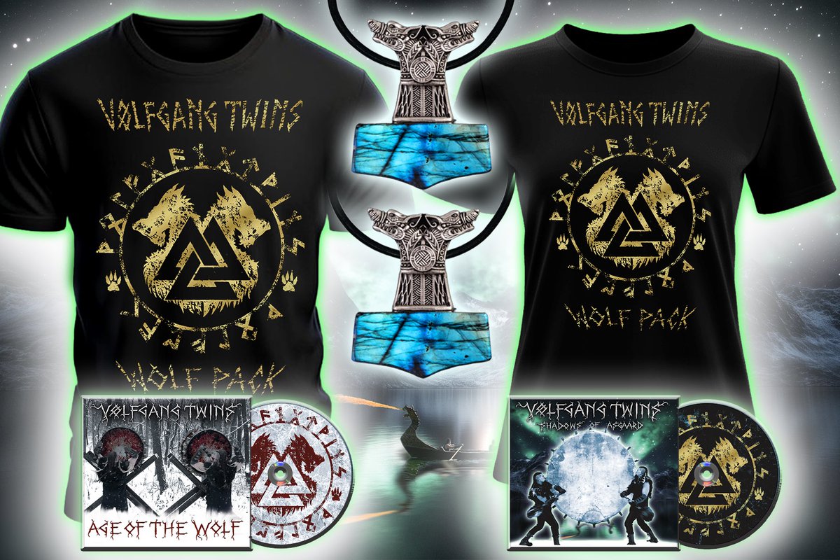 volfgangtwins's tweet image. We are proud to be offering these new Mjolnir necklaces with our new dual album release! Check it out below: 

kickstarter.com/projects/volfg…

#labradorite #mjolnir #sköllandhati #geri&amp;amp;freki #wolfnecklace