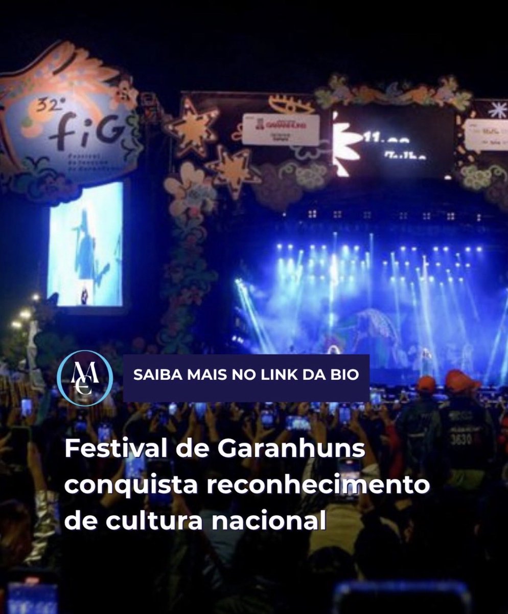 moveconomico's tweet photo. Festival de Garanhuns conquista reconhecimento de cultura nacional https://t.co/36c5h6ErSw https://t.co/ErKM6JidkQ
