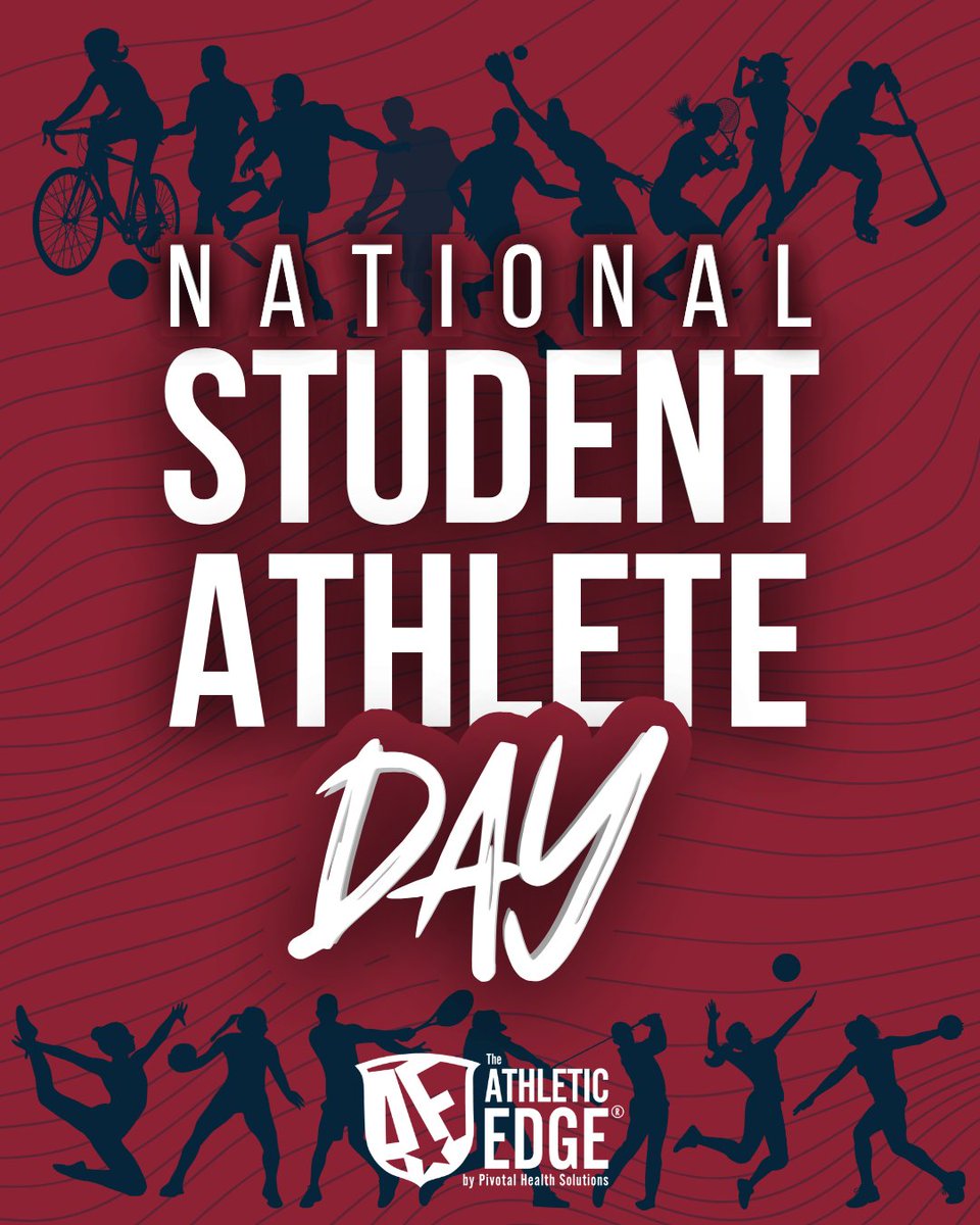 PHSAthleticEdge's tweet image. Happy National Student-Athlete Day! 🏆👏 Today we celebrate the dedication, resilience, and drive of student-athletes everywhere! 🎉

#NationalStudentAthleteDay #TheAthleticEdge #AthleticTraining #StudentAthletes #AthleticTrainer #TrainRecoverPerform
