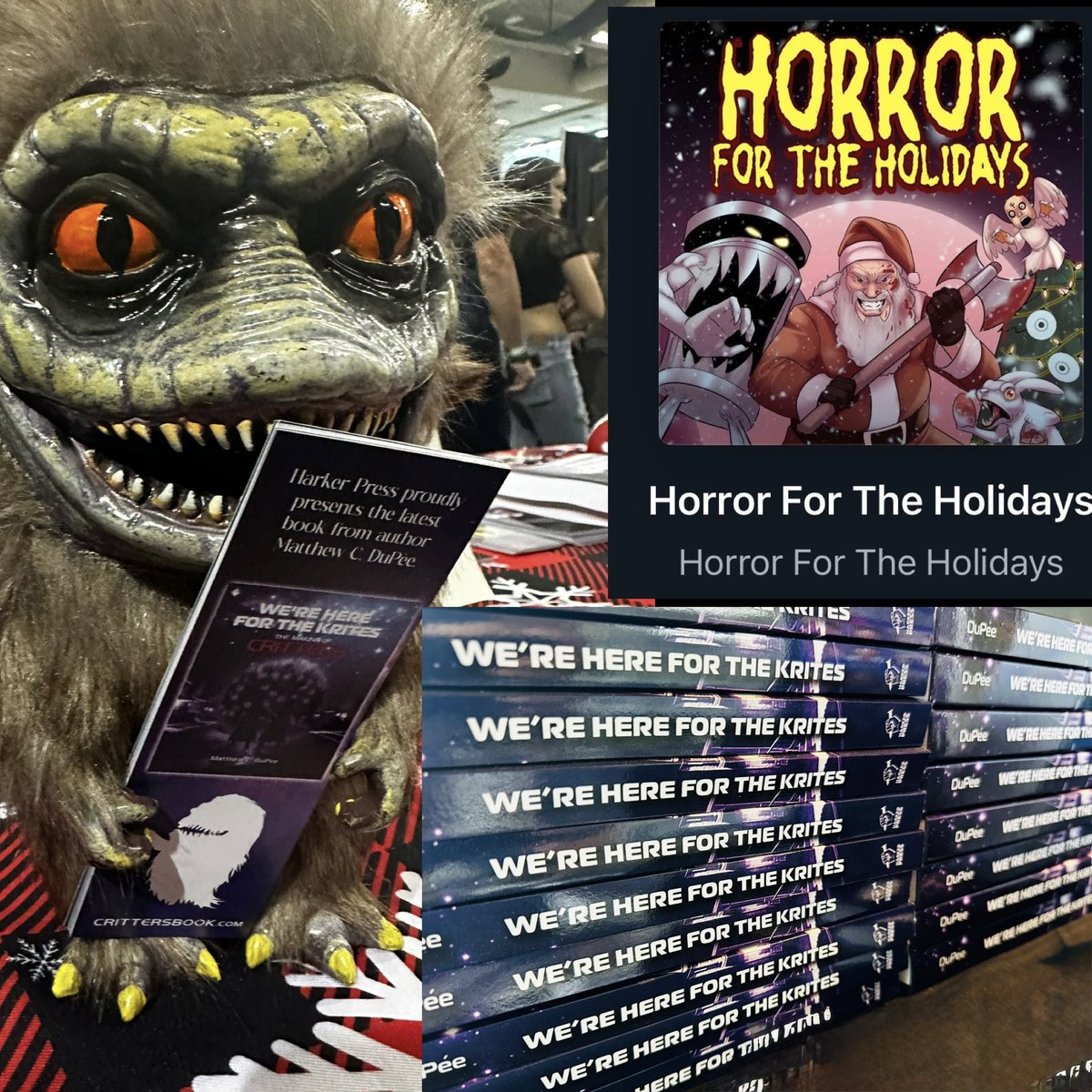 New PODCAST appearance! Join <a href="/horror4holidays/">Horror for the Holidays</a> and myself as we dissect Critters (1986) and my book We’re Here For The Krites! youtu.be/pfQZqZyQdbg?si…