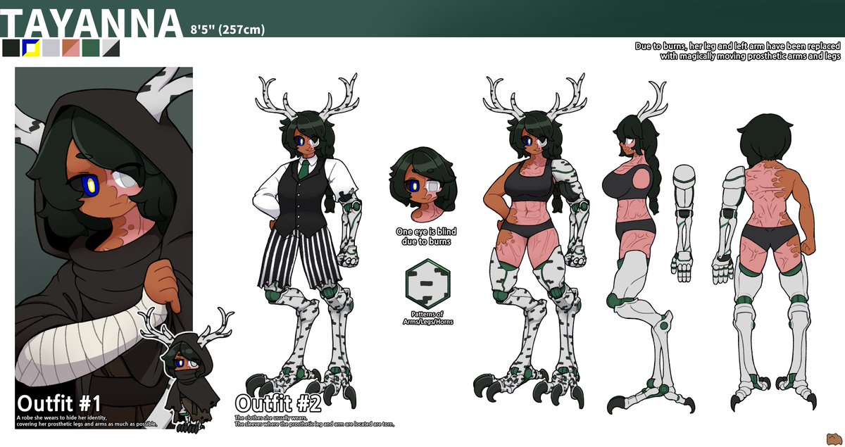 Kuma_Kun9's tweet photo. Commission for @Sifferoni 🦌
Character redesign https://t.co/ev01B8i2gd