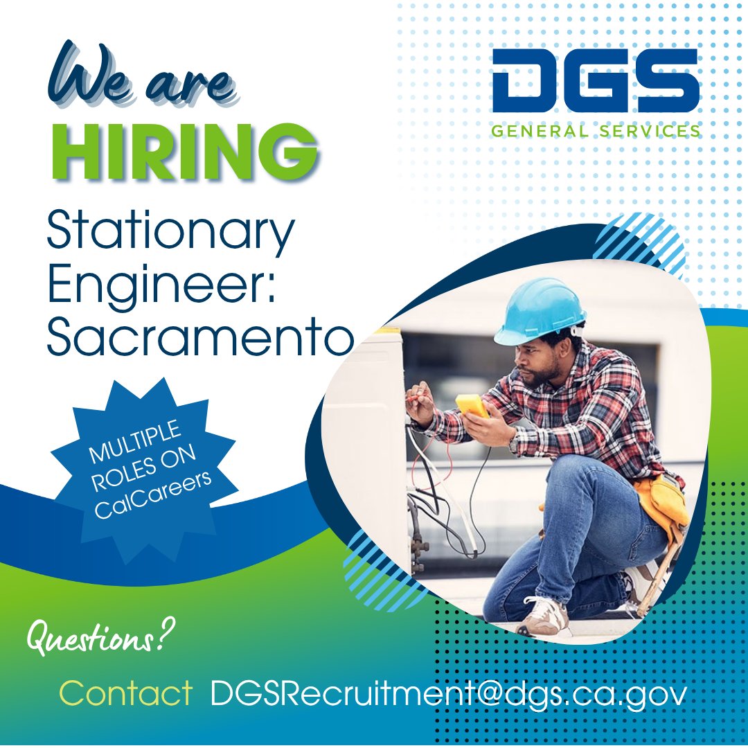 California DGS tweet media