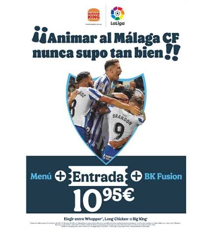 Aqui todavía no hemos llegado al punto de regalar la entrada con un menú del Burger King jajajajajajaja