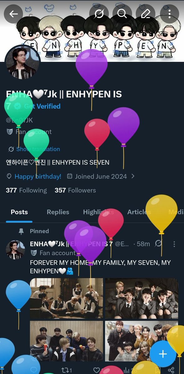 ENHA🤍⁷Jk || ENHYPEN IS 7 tweet media