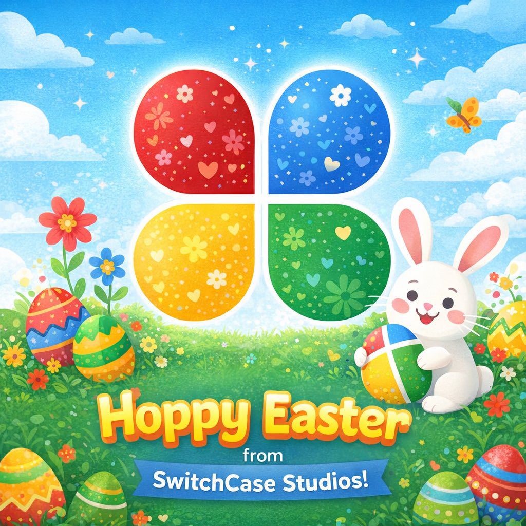 SwitchCaseStdo's tweet photo. Happy belated Easter from our team to yours. We hope you spent the day in reflection and with loved ones. https://t.co/bREPhOmDQF
