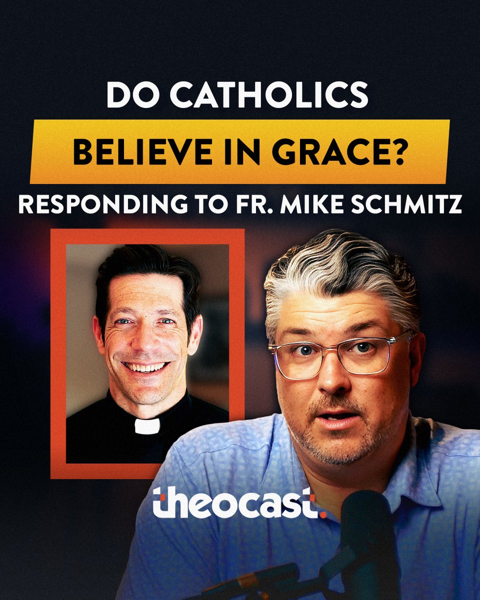 theocast_org's tweet photo. Do Catholics believe in salvation by faith? @jonmoffitt examines a conversation on faith, works, and grace to clarify the key differences between Protestant and Roman Catholic views of justification.

📺🎧➡️ "Theocast" on YouTube or any podcast app! https://t.co/xOPoLVmBmi