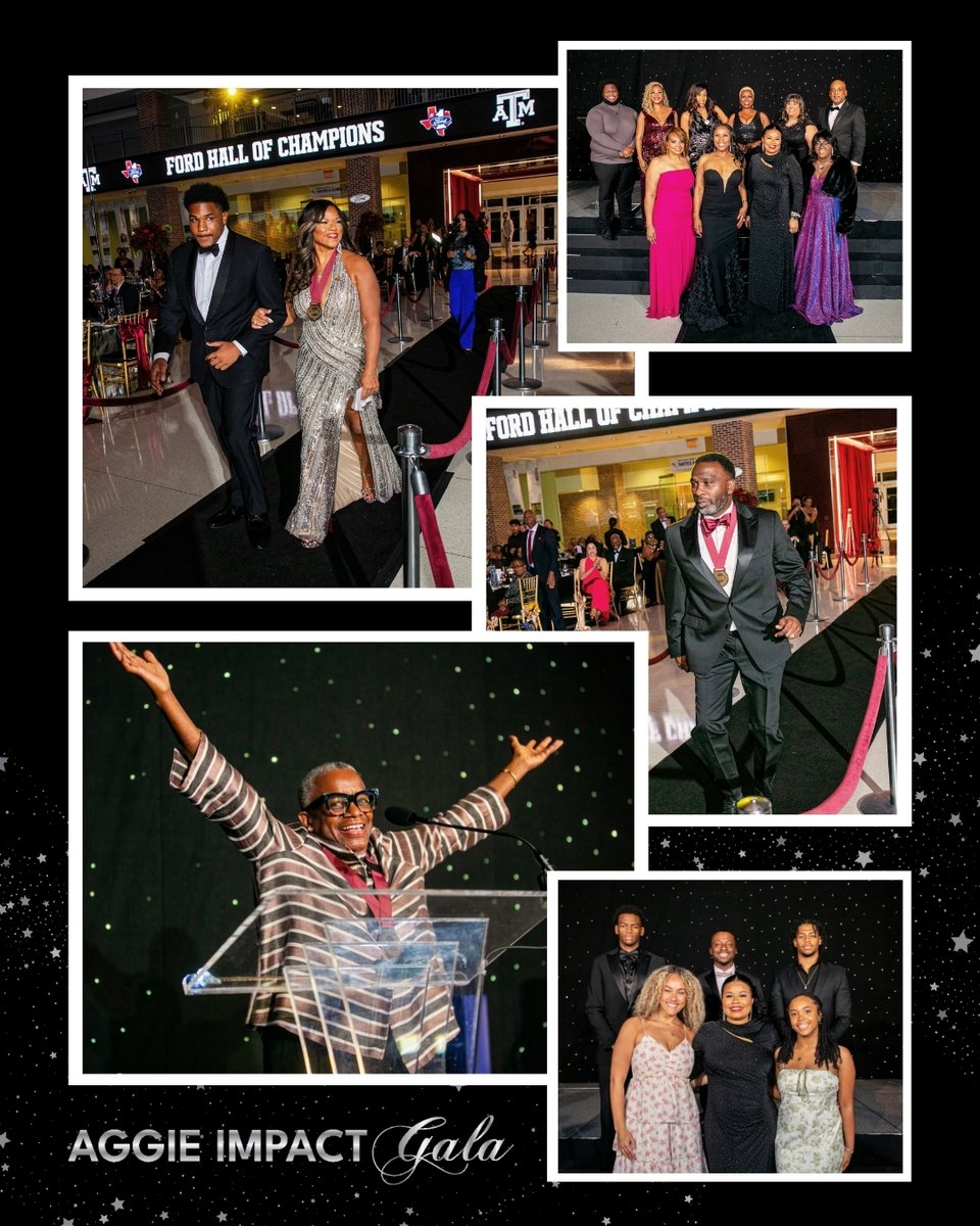 Tamu_BFSN's tweet photo. HONOR the past, APPLAUD the present, and FUND the future!
The 2025 Aggie Impact Gala was an inspiring evening of celebration, connection, and recognition of our outstanding honorees. https://t.co/a9iKmIdtq0