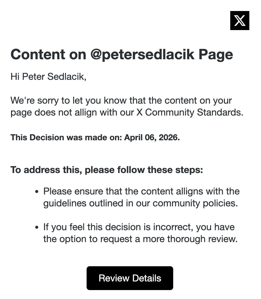 Peter Sedlacik tweet media