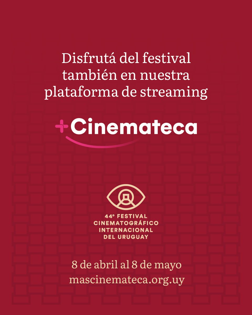 CinematecaURU's tweet photo. Selección de cortometrajes del #44FCIU llega a +Cinemateca.

Del 8 de abril al 8 de mayo descubrí los títulos y disfrutalos desde cualquier parte del país.   💻📱🖥️

Mirá la programación en https://t.co/AafWa5y3SZ https://t.co/6NGAHknOfh