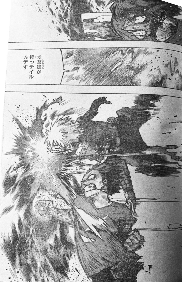 juawy_7's tweet photo. @Doubt_26 @AnimetrendsLA Estás infravalorando demasiado lla resistencia de bakugou, el cabron se tanque con la cara sus propias explosiones, aparte tiene mucha más velocidad, a pesar de que reze sea entrenada cuerpo a cuerpo essto no sirve de mucho si tú rival es 20 veces más fuerte que tu https://t.co/GKbmR1f8KK