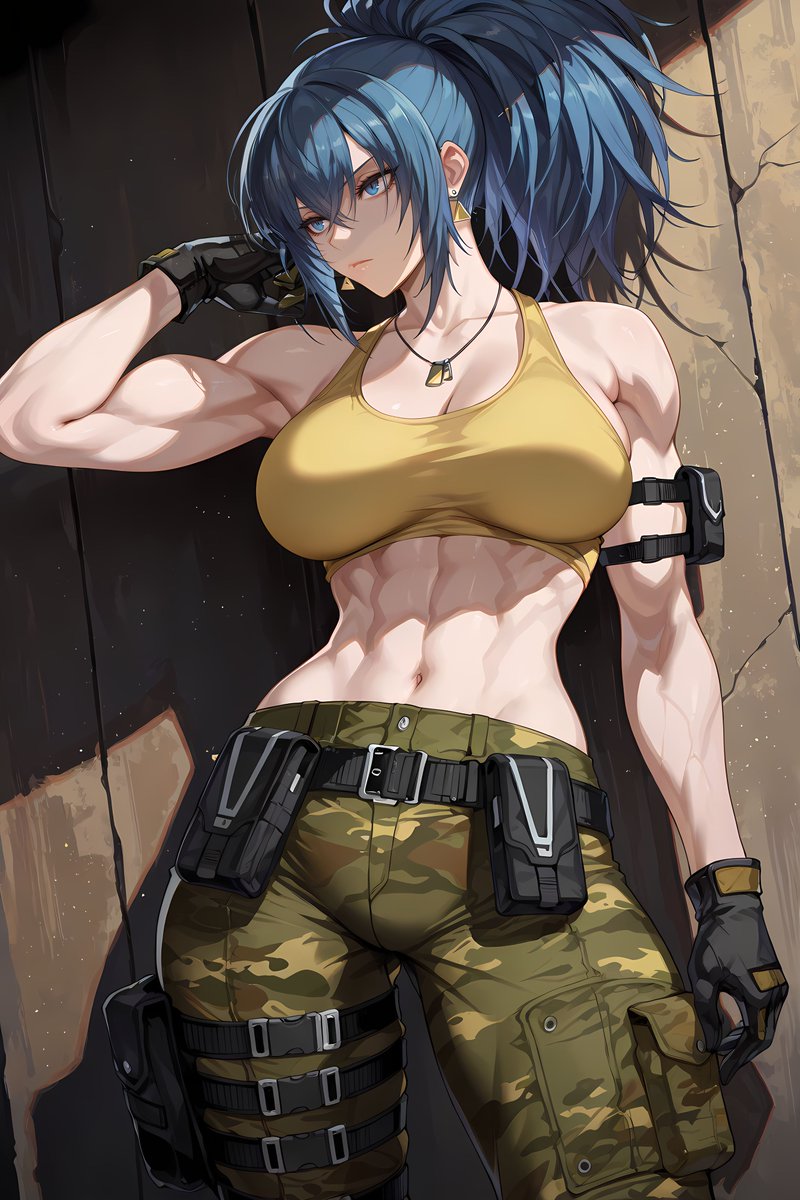 0rototeen128451's tweet image. 「作戦領域に到着。20秒後、突入します」
#kof #leona #AIart