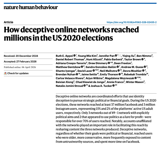 Brendan Nyhan (@BrendanNyhan on 🟦☁️) tweet media