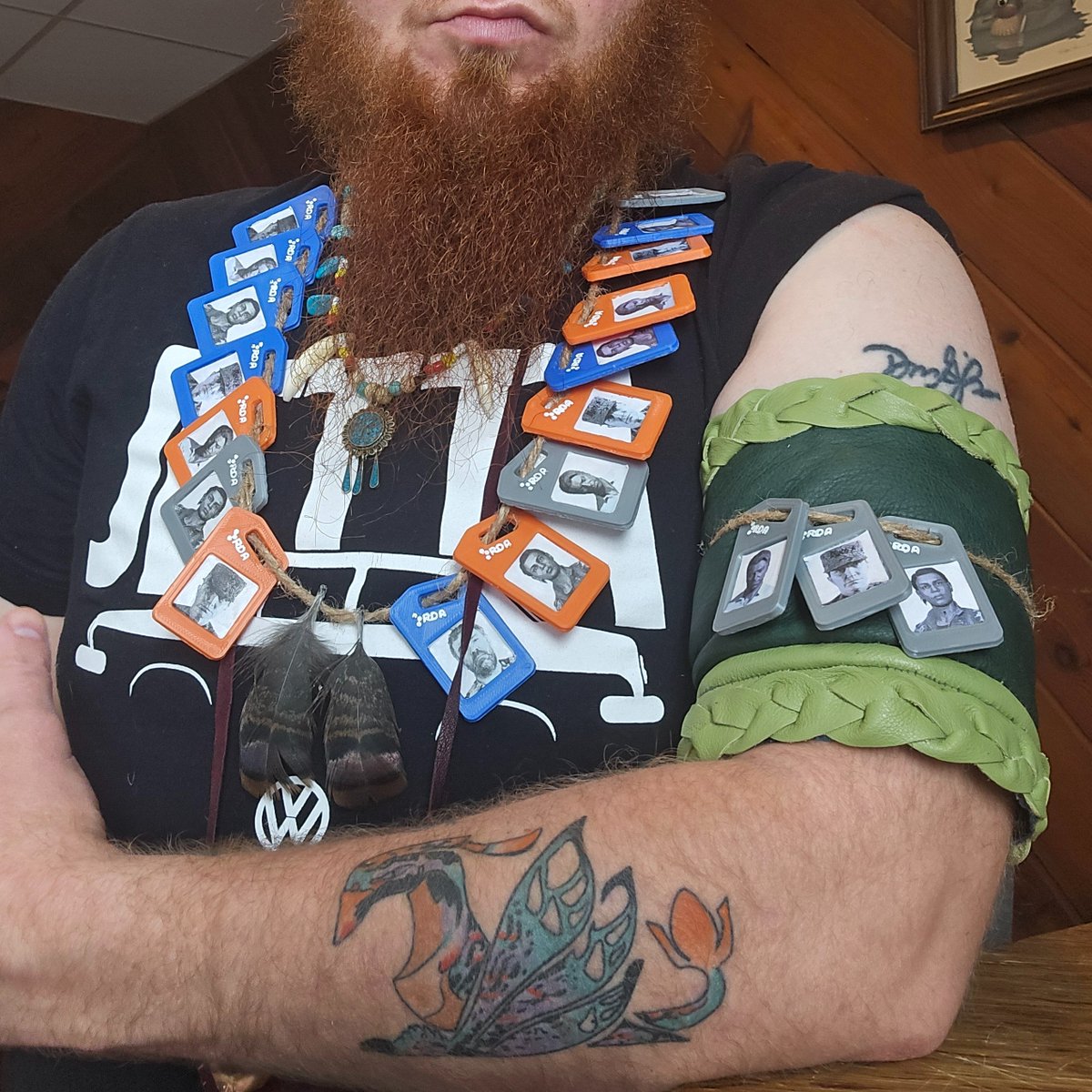 RoarOmegaRoar60's tweet photo. @stingbatts @solekpilled @AvatarFrontiers I made my own cause they didnt give us any merch lol (also made the pre fta arm band) https://t.co/6ILgM6X8pE