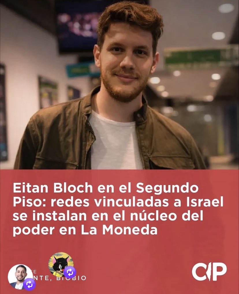 Kast tiene a la embajada israelí metida en La Moneda.

Super patriota.