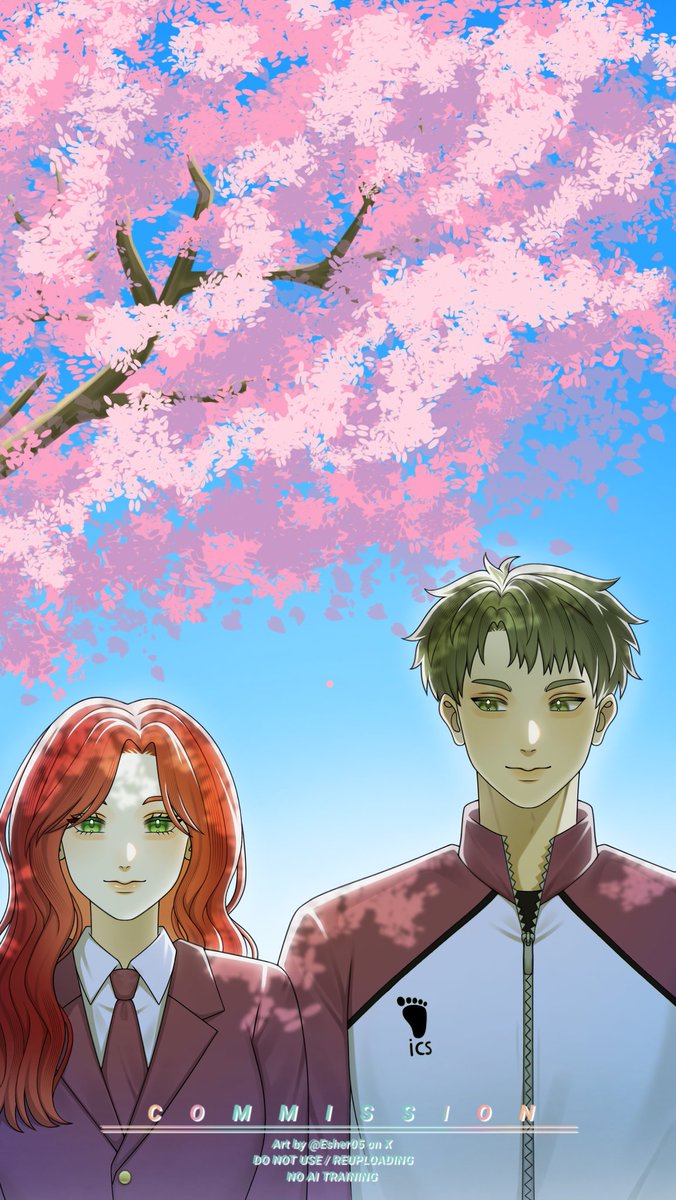 Esher05's tweet image. Comms result for @/hannfirda ✨️
Thank you for trusting meヽ&amp;gt;v&amp;lt; ﾉ💖

#commissionart #artidn
/repost kemarin salah up filenya TvT