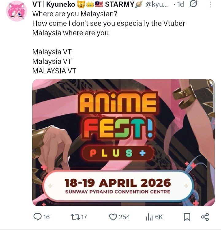 VT | Kyuneko 🙀👑🇲🇾 STARMY🪐 tweet media