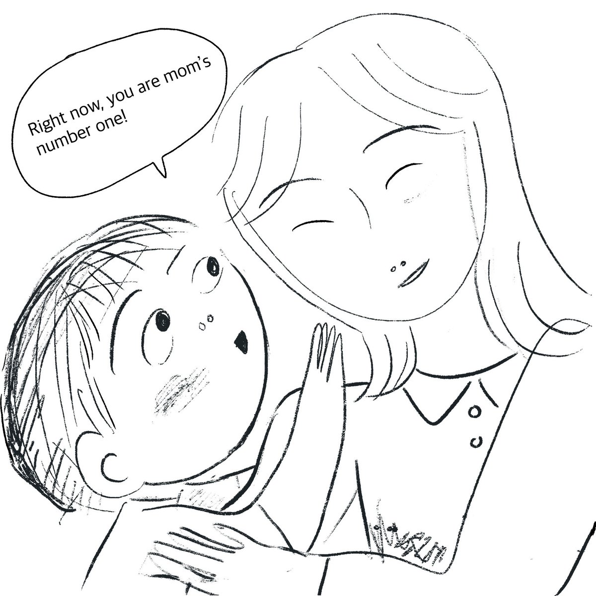callmekim82's tweet photo. The  "Right Now" Stragety.
It makes child feel like the center of universe without making a permanent comparison to their sister. right?
Of course I told me girl next morning while my 8-year old boy sleeping. "RIght now, you are my number one."
#KimmyComics#parentingdiary https://t.co/H1KO1VguD8