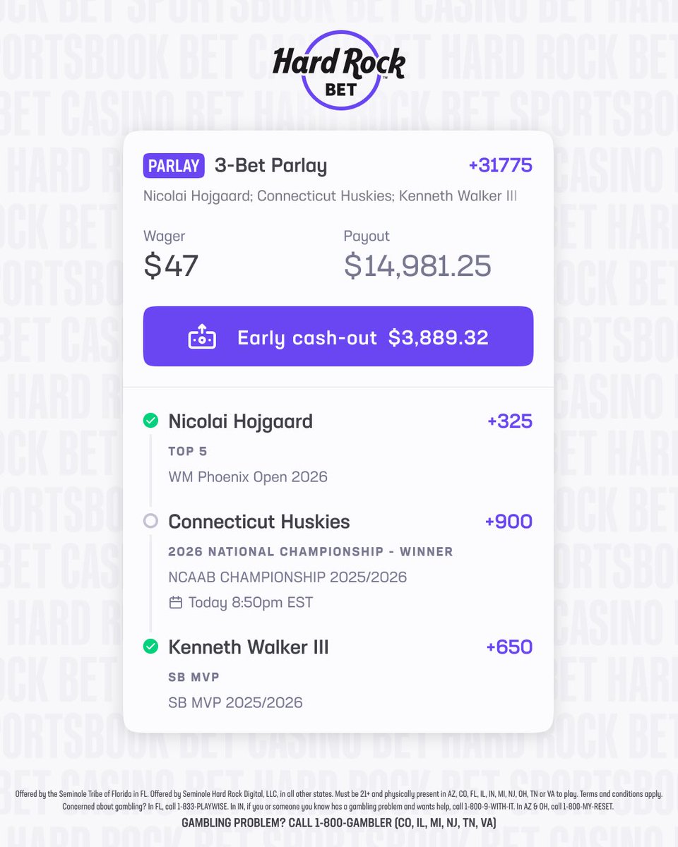 Hard Rock Bet tweet media