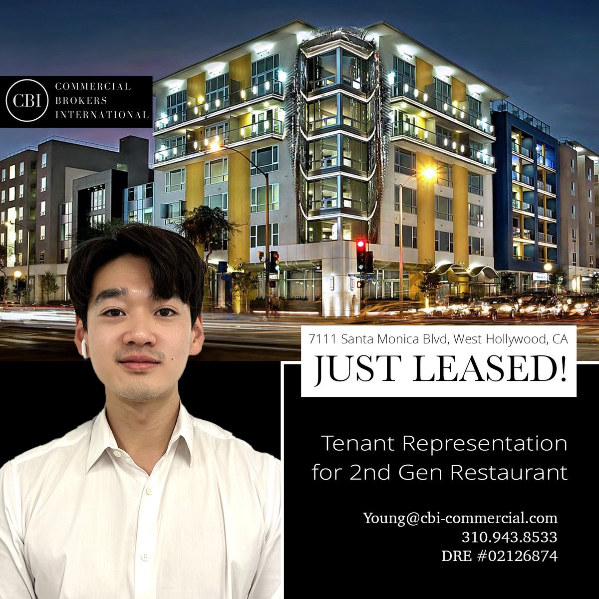 CBI_Commercial's tweet image. Just Leased in West Hollywood📍
7111 Santa Monica Blvd, West Hollywood, CA
Tenant Representation for 2nd Gen Restaurant
📩Young@cbi-commercial.com
📞 310.943.8533
.
#cre #commercialrealestate #santamonica #restaurantes