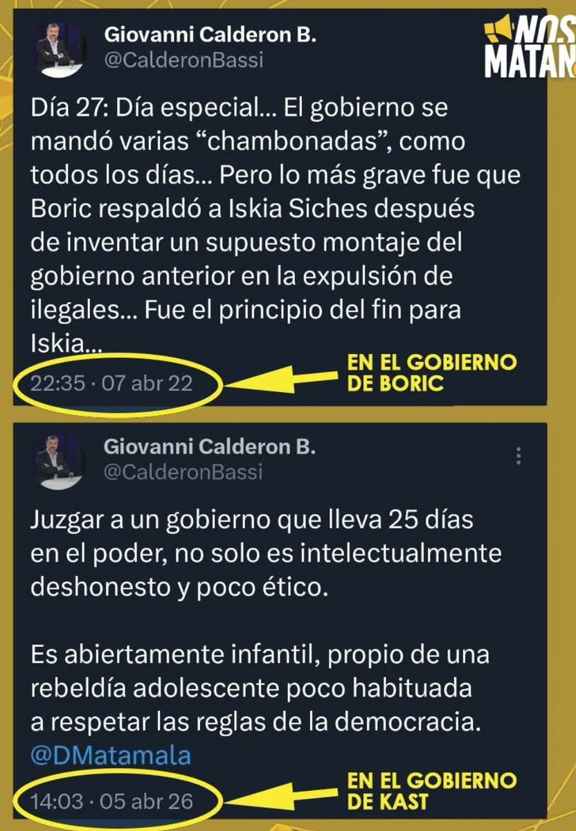 ratlidge's tweet photo. @CalderonBassi @DMatamala Por la boca muere el pez https://t.co/lgqIL59y47