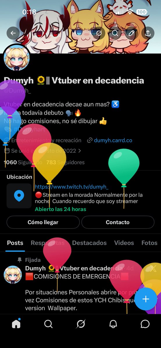 Dumyh 🌻|| Vtuber en decadencia tweet media