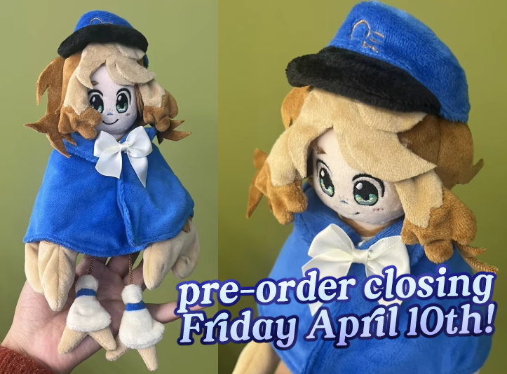 vnstudioelan's tweet photo. We've finished the prototyping stage for the Rain plushies - isn't she adorable? Because of this, pre-orders will be closing this Friday, April 10th!

Get your Rain plushie on our webstore: https://t.co/ChIv0znIFI https://t.co/knbu6jchGB