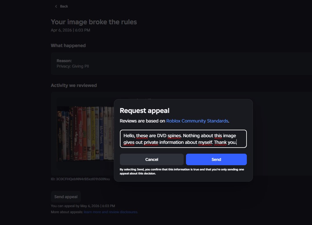 REALBoonga's tweet photo. roblox ai moderation more like stupid freaking fat fat fattie obese idiot dumb booty cheeks slop robot job stealer https://t.co/EySmUV2Y1b