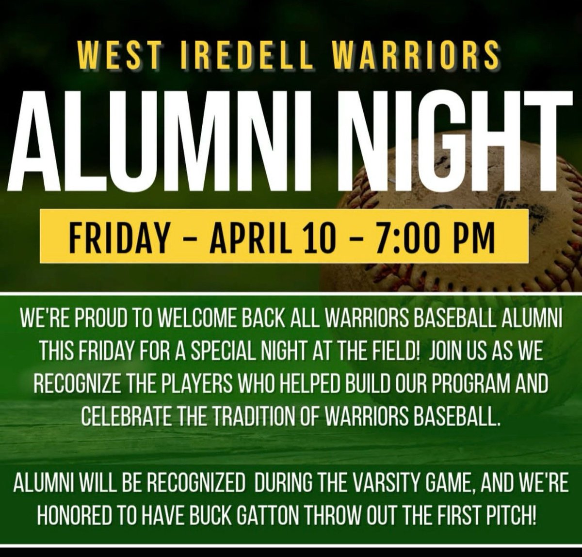 West Iredell Warriors Baseball tweet media