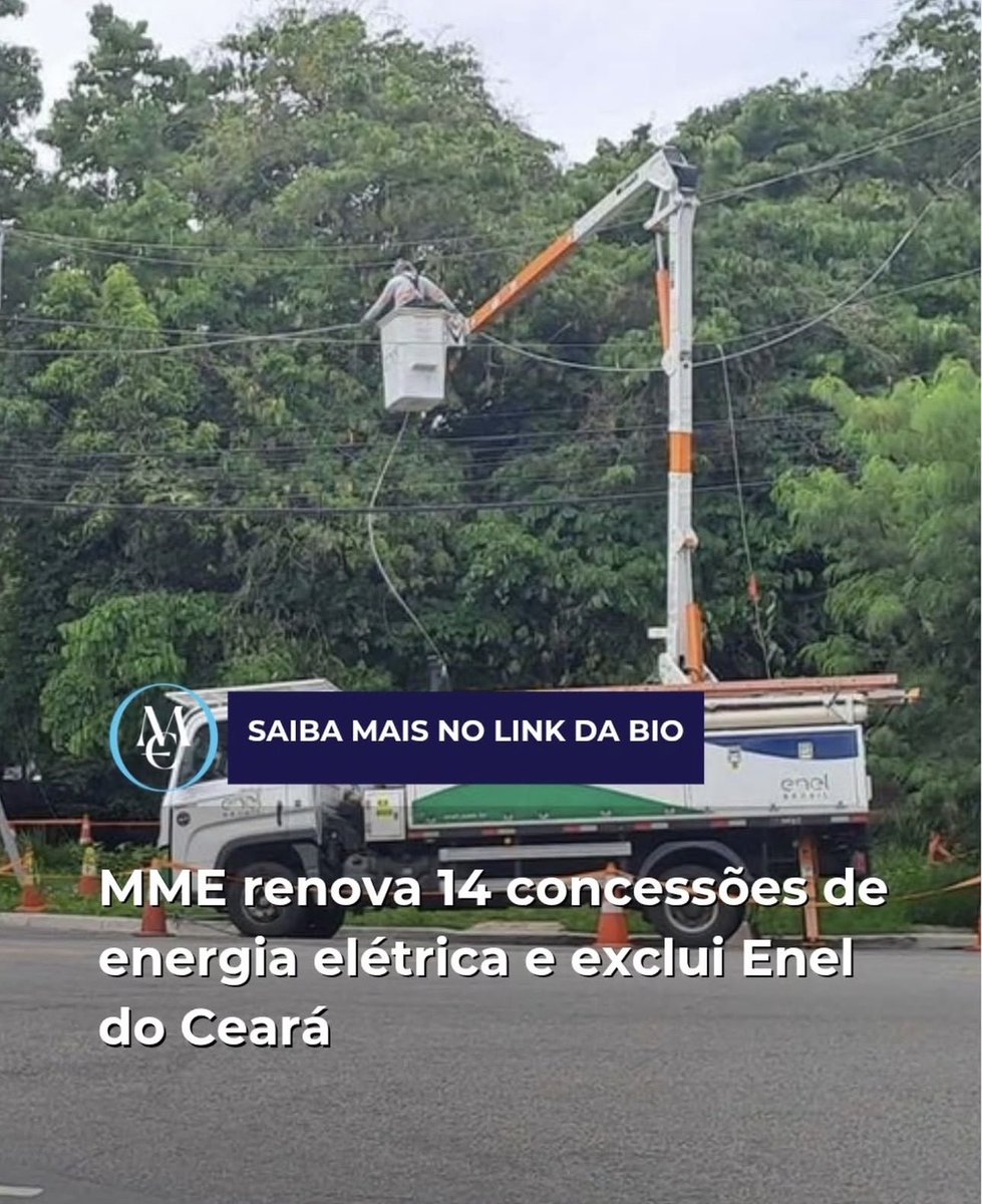 moveconomico's tweet photo. MME renova 14 concessões de energia elétrica e exclui Enel do Ceará https://t.co/qCY5ScCvXj https://t.co/u1GhyT3XkA