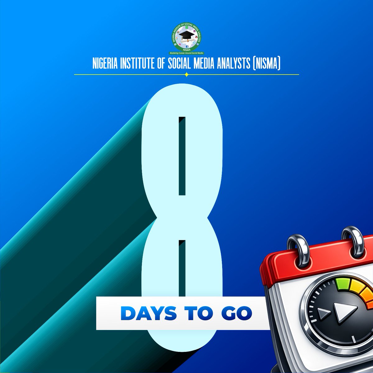 officialnisma's tweet photo. 8 DAYS TO GO! 🚀
Don’t miss out on this powerful 2-day experience.
.
Register now: https://t.co/aeYf1by7mj
Call: 08068193066, 07052451760, 08146717175 https://t.co/qVxM2xmbtA