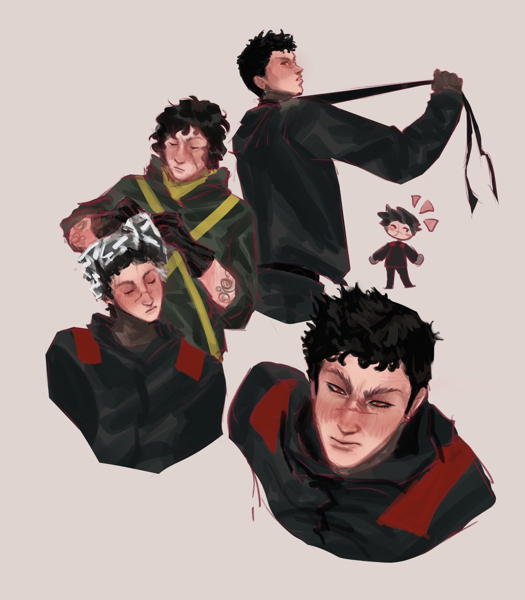finally spreading my black haired clancy propaganda with doodles

#twentyonepilots #cliqueart