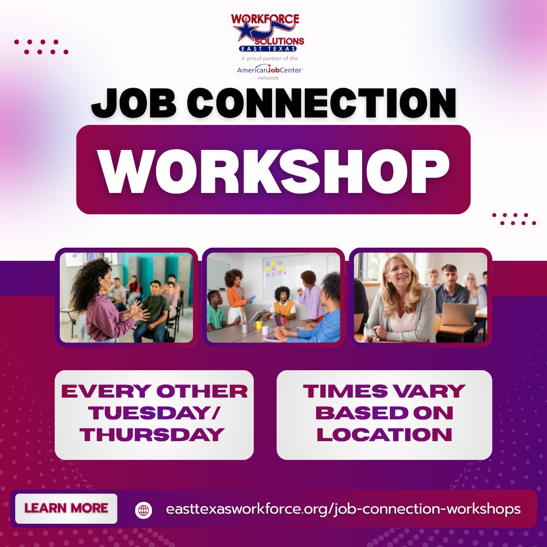 Workforce Solutions East Texas tweet media