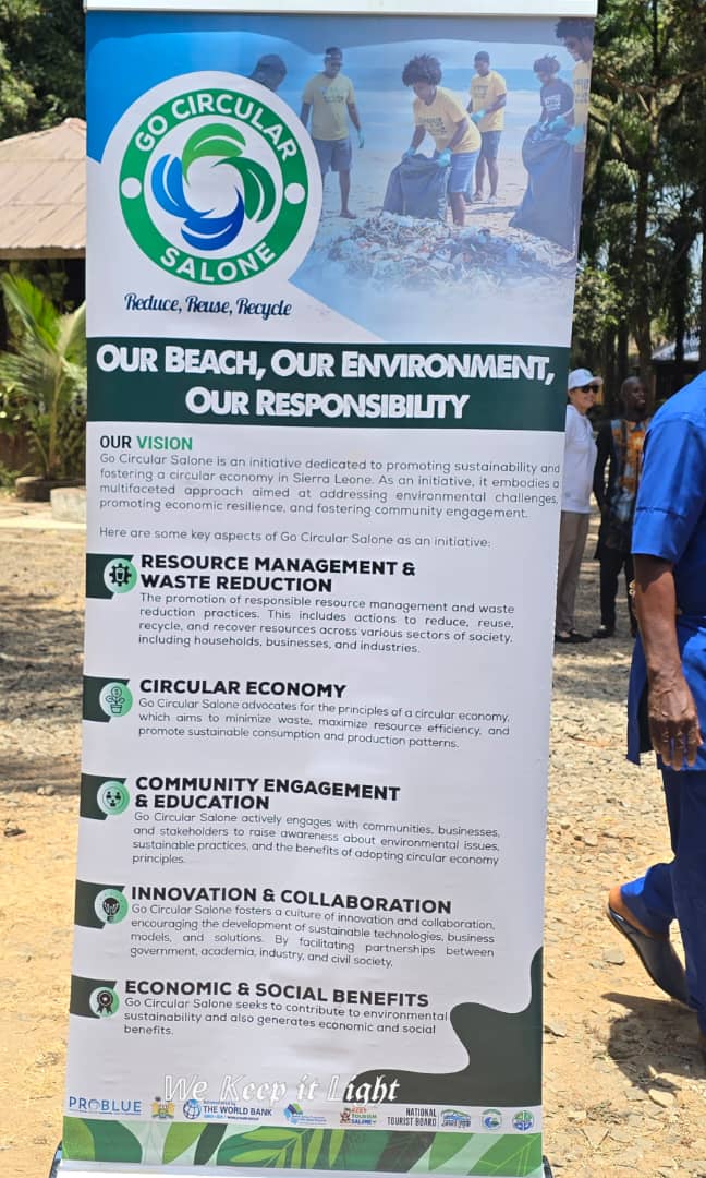 Sierra Leone’s Beaches Under Threat: Plastic Pollution and Sand Mining Take Centre Stage at Go-Circular Week in Lungi

Sierra Leone, one of West Africa’s most scenic coastal nations, boasts a stunning 400-kilometre Atlantic shoreline adorned with some of the region’s most