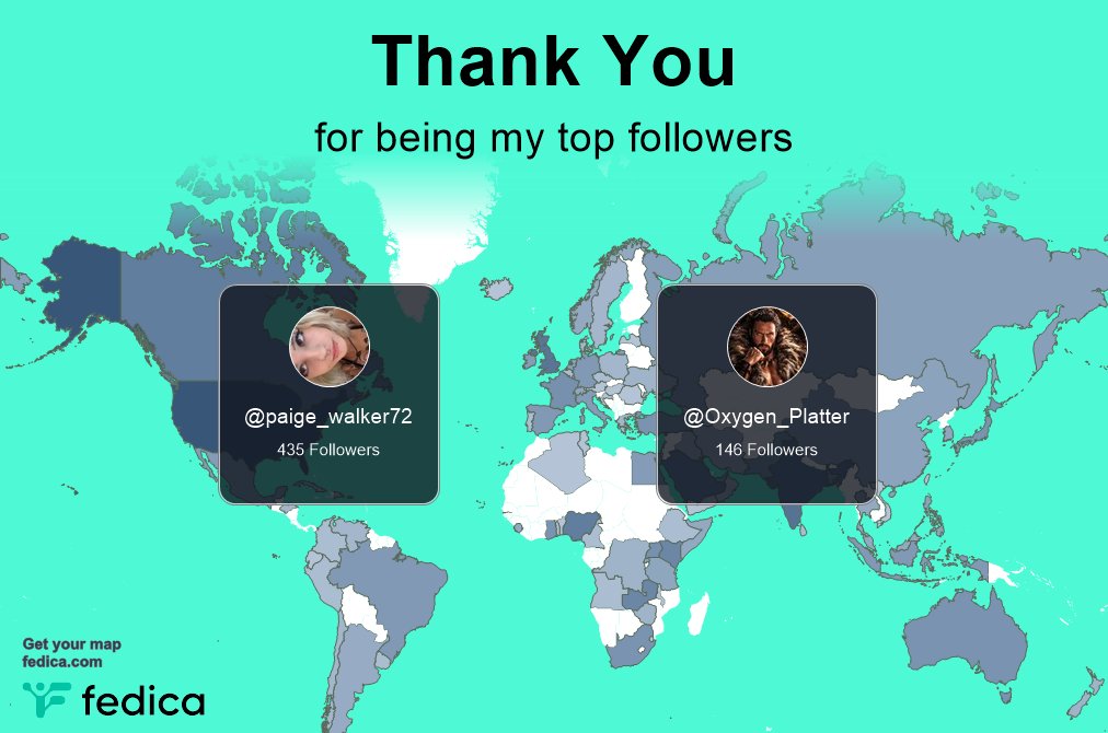 HartelSteve's tweet photo. Special thanks to my top new followers this week @paige_walker72, @Oxygen_Platter https://t.co/ScrHDLvOK8