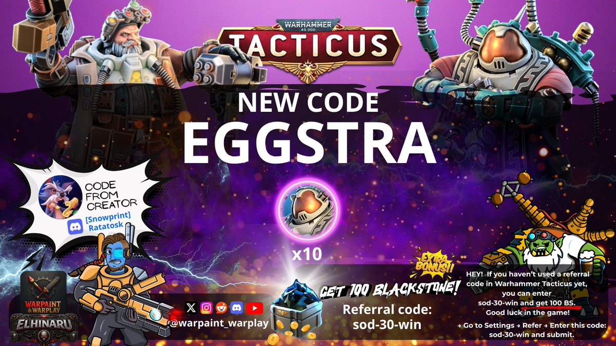 Warhammer Tacticus. Warpaint_Warplay by ELHINARU tweet media