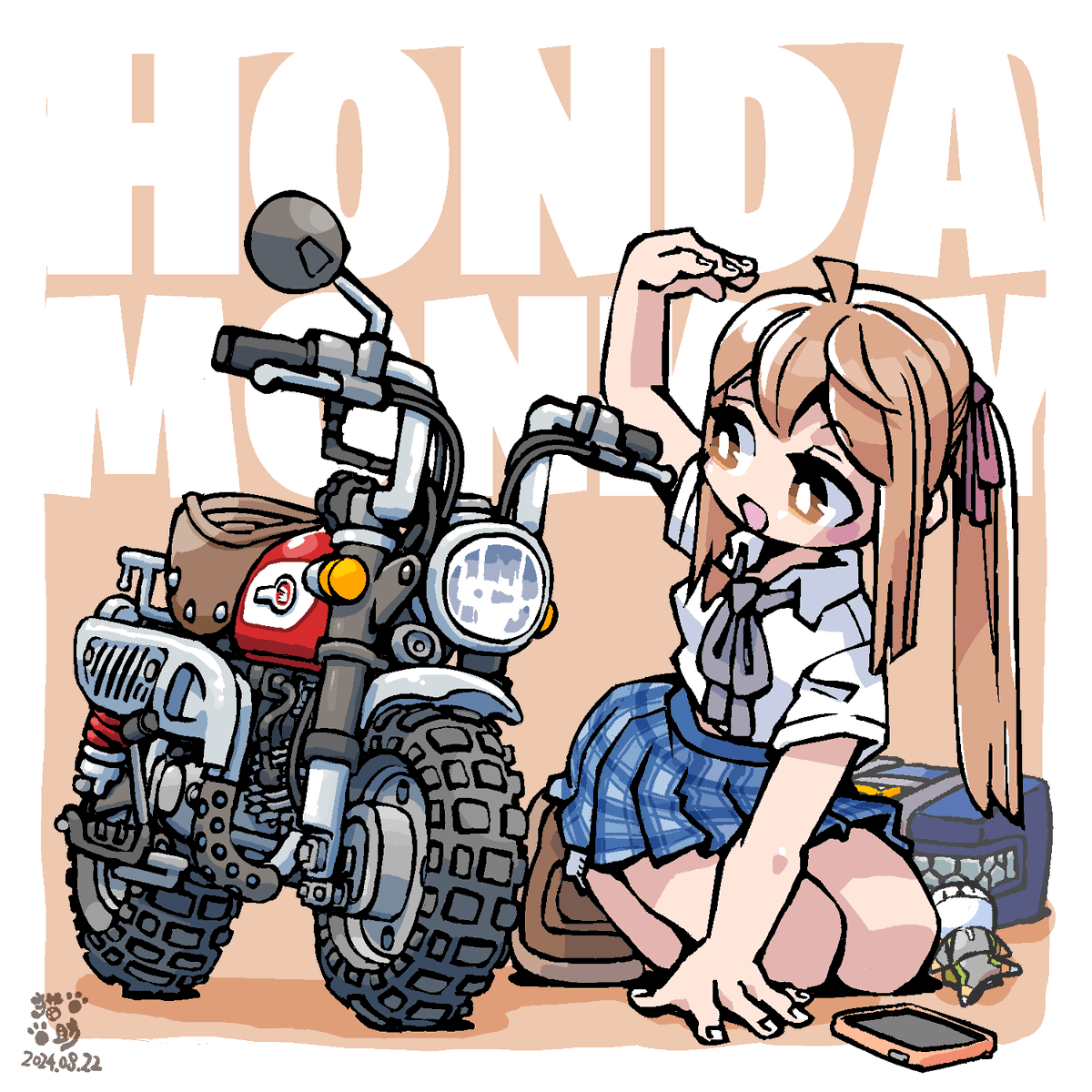 Atelier66604645's tweet photo. 1992 HONDA MONKEY Z50J
The smallest and fanciest bike in the legacy of Soichiro Honda.
#MiniTrail #motorcycle https://t.co/H7RT8zGaxj