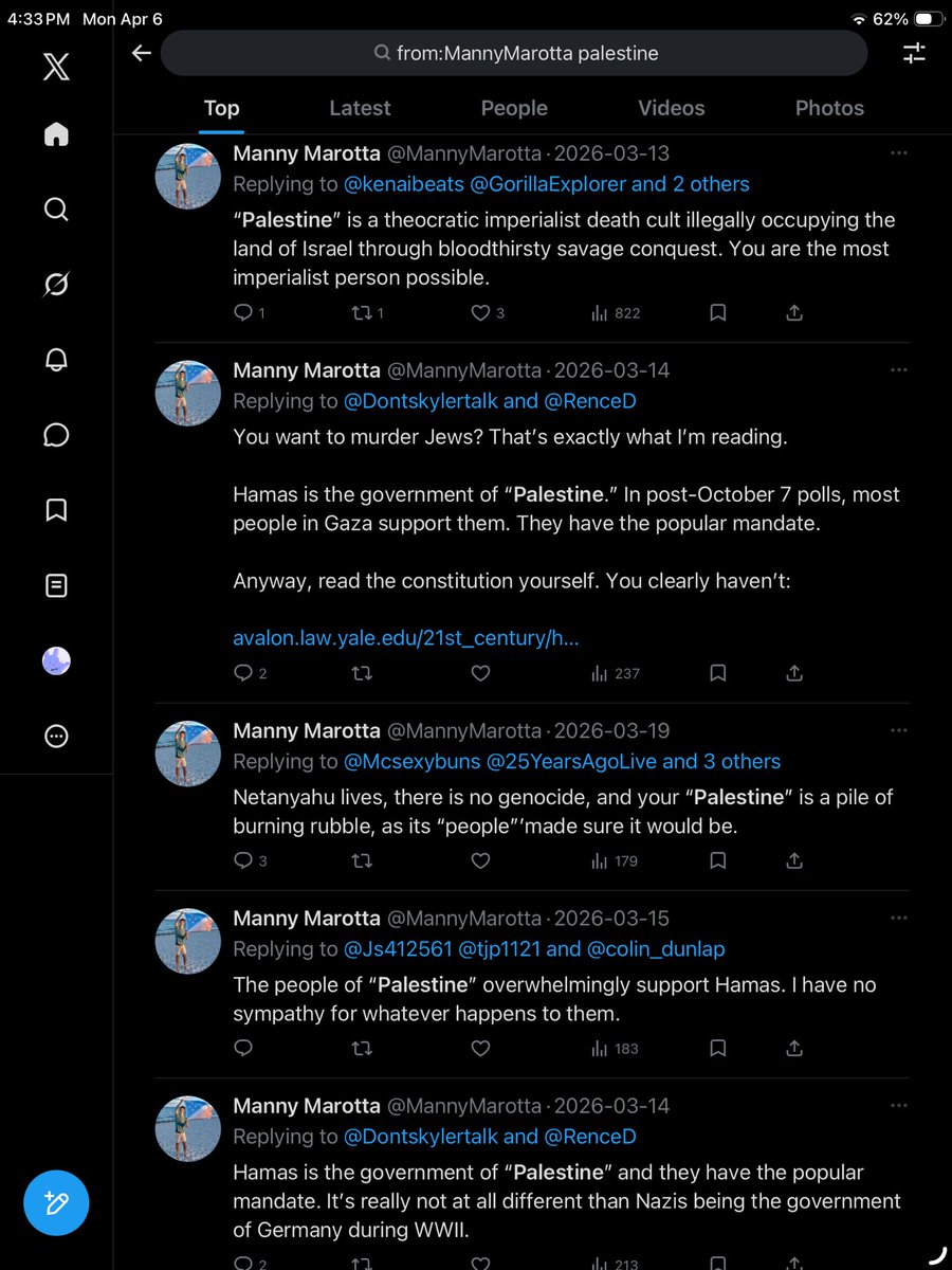 UltimateSlam's tweet photo. @Liv_Agar Off topic but the man behind all those yearsagolive accounts is a hardcore zionist https://t.co/VzGccBh6kx
