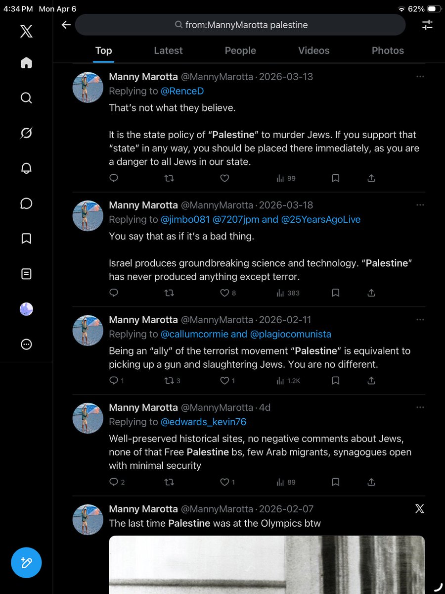 UltimateSlam's tweet photo. @Liv_Agar Off topic but the man behind all those yearsagolive accounts is a hardcore zionist https://t.co/VzGccBh6kx