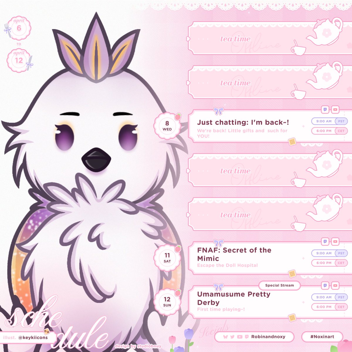 ✧･ﾟ* Robin & Noxy 🐦‍🔥⭐️*･ﾟ✧ tweet media