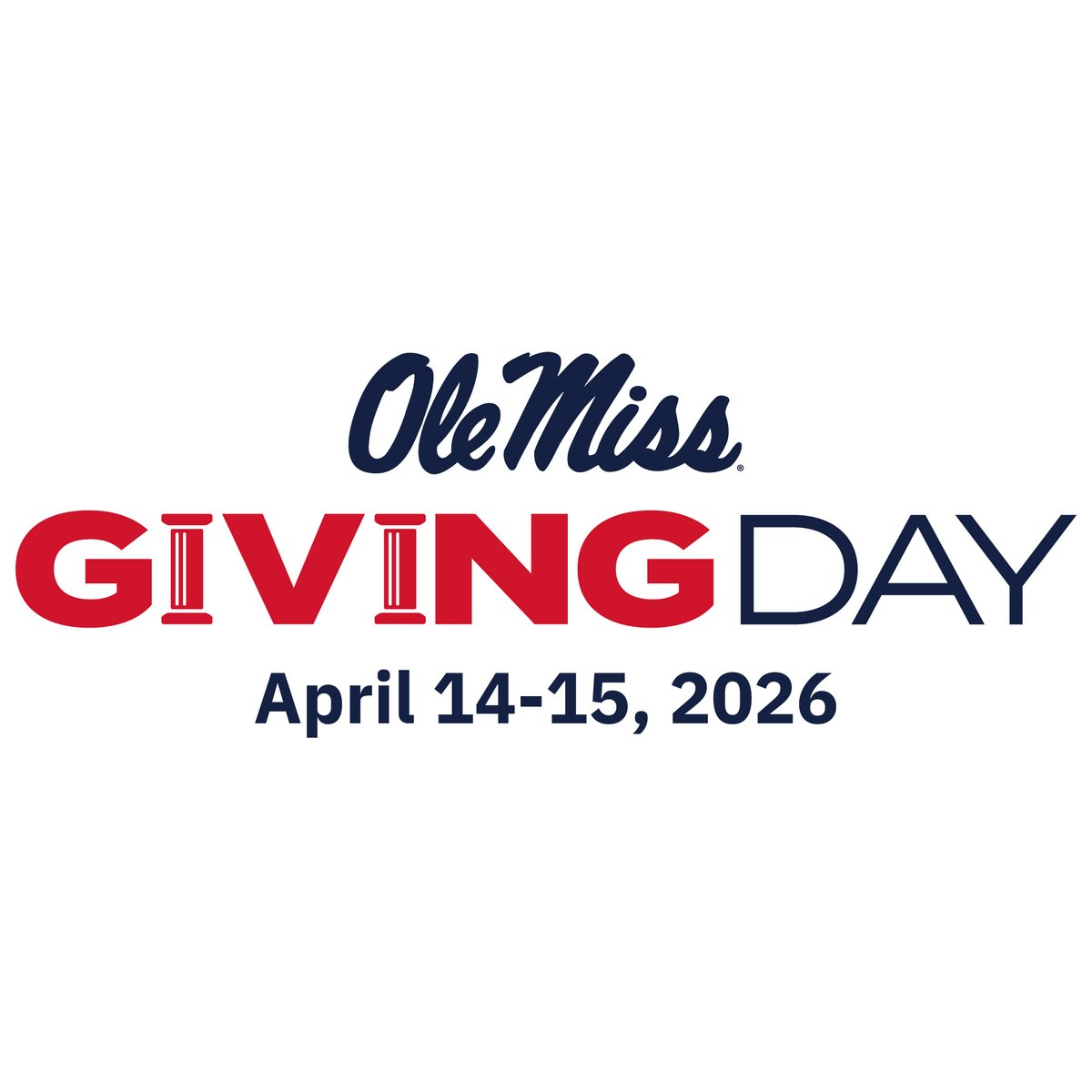 OleMissGives's tweet photo. ❤️💙 Ole Miss Giving Day 2026 is one week away! ❤️💙  
Don’t miss your chance to make an impact and make a difference! 
https://t.co/YhtT4WO966 https://t.co/WCiAnMBfjD