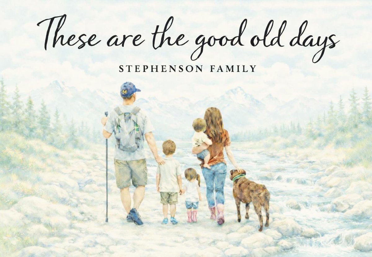 DanWStephenson's tweet photo. @Camp4 We just had our 3rd 3 weeks ago (4, 2, and newborn). Made this for my wife as a reminder… These are the good old days. Love that video you shared. 🥹 https://t.co/mlH4lYJ24o