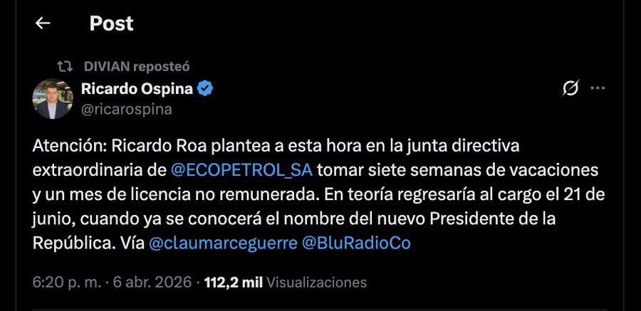 María Fernanda Cabal tweet media