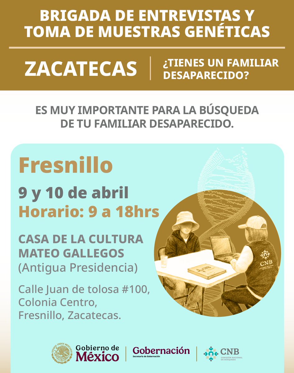 Comisión Nal. de Búsqueda Mx tweet media