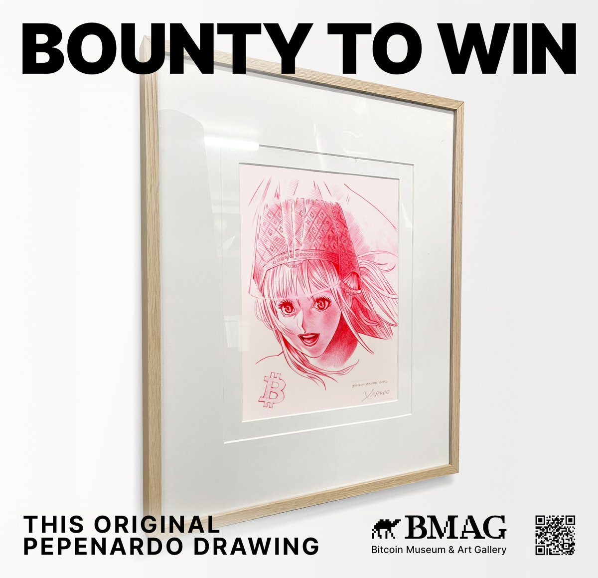 BMAG_HQ's tweet photo. 🚨MEMETIKRON BOUNTY🚨

WIN THIS original signed drawing by @PepenardoStudio ✍️ Framed, 1/1. 👇

HOW TO ENTER: 
✅ Follow @BMAG_HQ 
✅ Like
✅QT this post
✅Comment bellow

Each action = More tickets = Better odds. 

🏆Draw: April 17 at 5:30 PM CST🏆 https://t.co/Irw1QuegRc